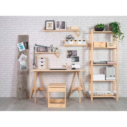 Estanteria pino serie natura sin barniz 100% pefc cert 171 x 65 x 30 cm