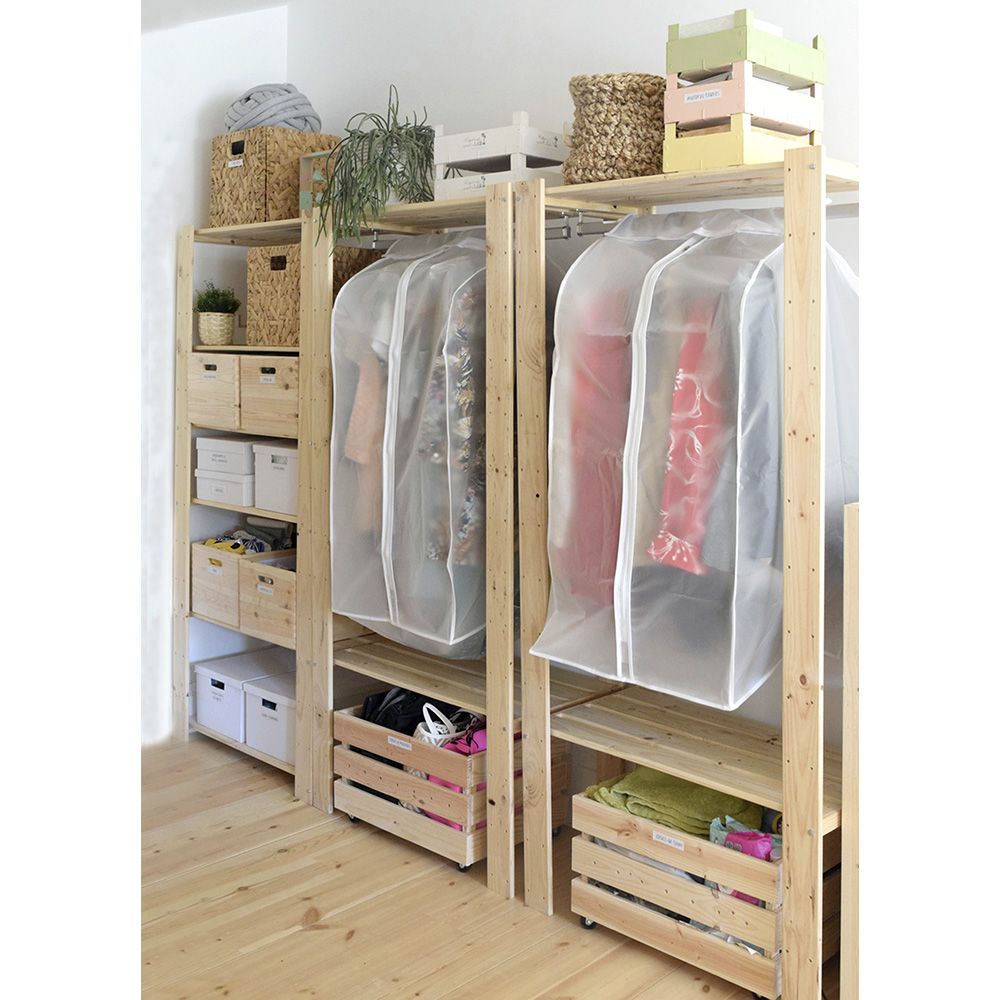 Kit vestidor evolution 76,5 x 38,5 x 174,5 cm