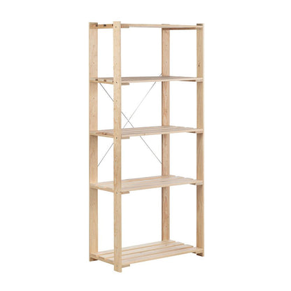 Estanteria alistonada evolution 5 pino macizo 76,5 x 38,5 x 174,5 cm