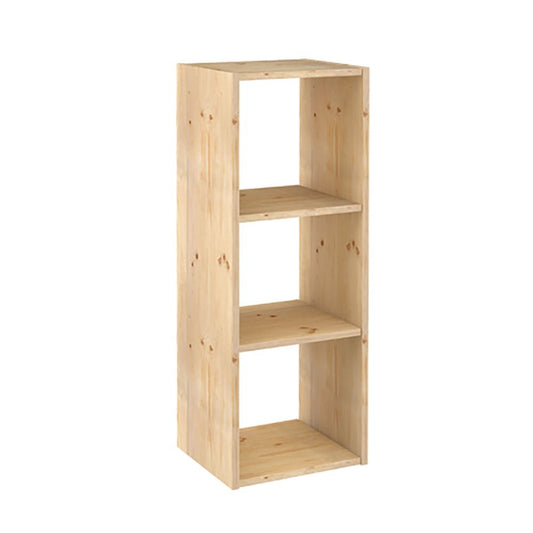 Estanteria modular 3 cubos dinamic pino macizo 107 x 36,2 x 34 cm