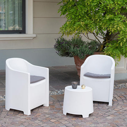 Conjunto jardín 3 piezas blanco