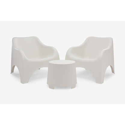 Conjunto jardín cloud 3 piezas blanco