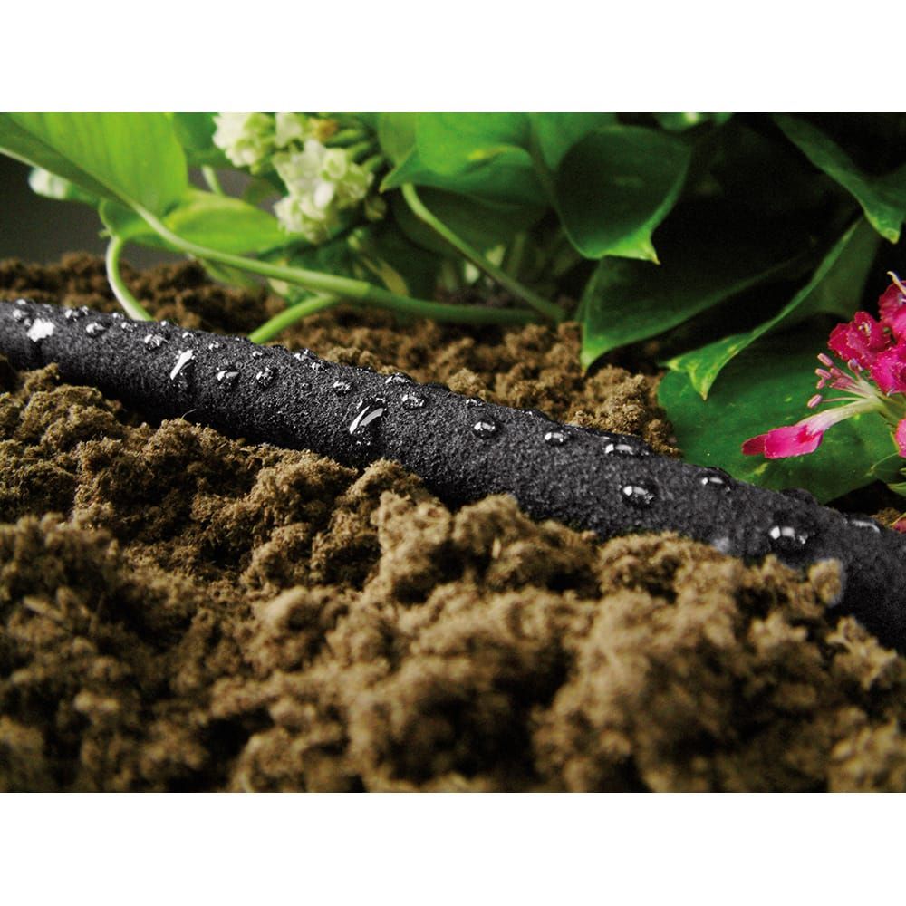 Manguera porosa de riego por goteo ½ pulg, ø12,5 mm x 30 m