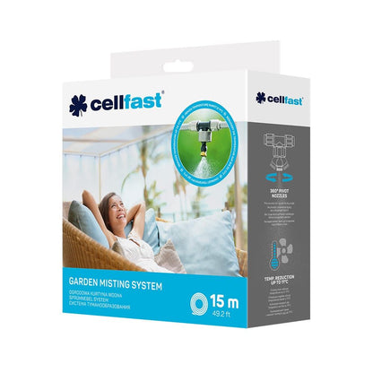 Sistema de nebulización/climatización para exterior de 15 m