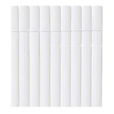 Cañizo oval plasticane color blanco 1x3m faura