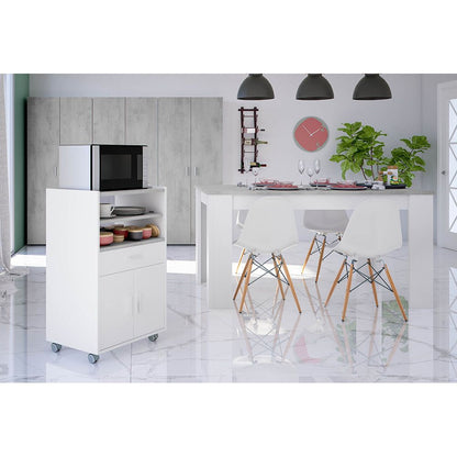 Mueble microondas 1cajón + 2puertas 59 x 40 x 92 cm tidy