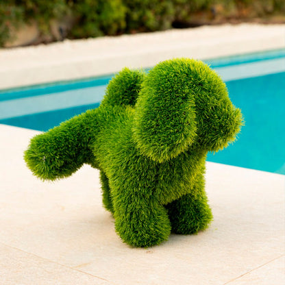 Figura de césped, perro patita, 24 x 35 x 35 cm