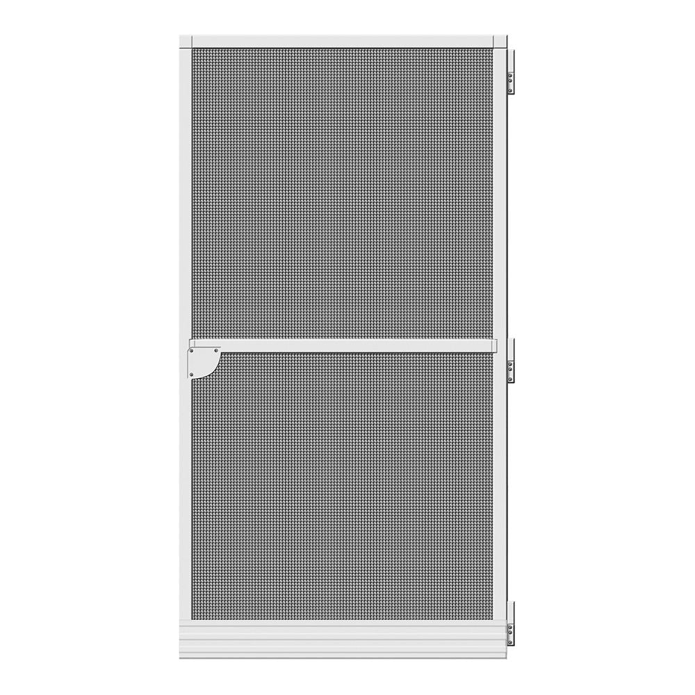 Puerta mosquitera abatible, blanca, 100 x 210 cm