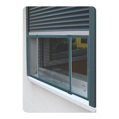 Mosquitera con marco extensible, malla de fibra de vidrio, antracita, 75-142 x 50 cm