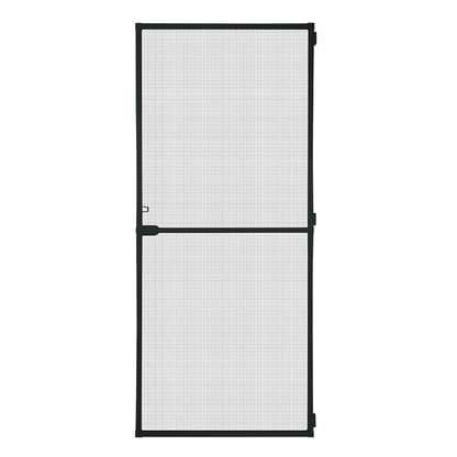 Puerta mosquitera abatible, antracita, 100 x 210 cm