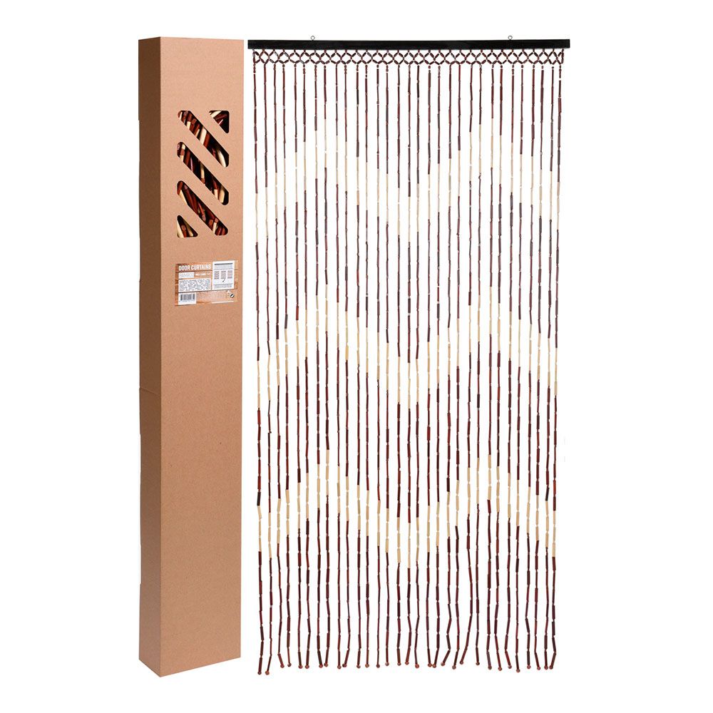 Cortina para puerta de bambú, modelo variados, 90 x 180 cm
