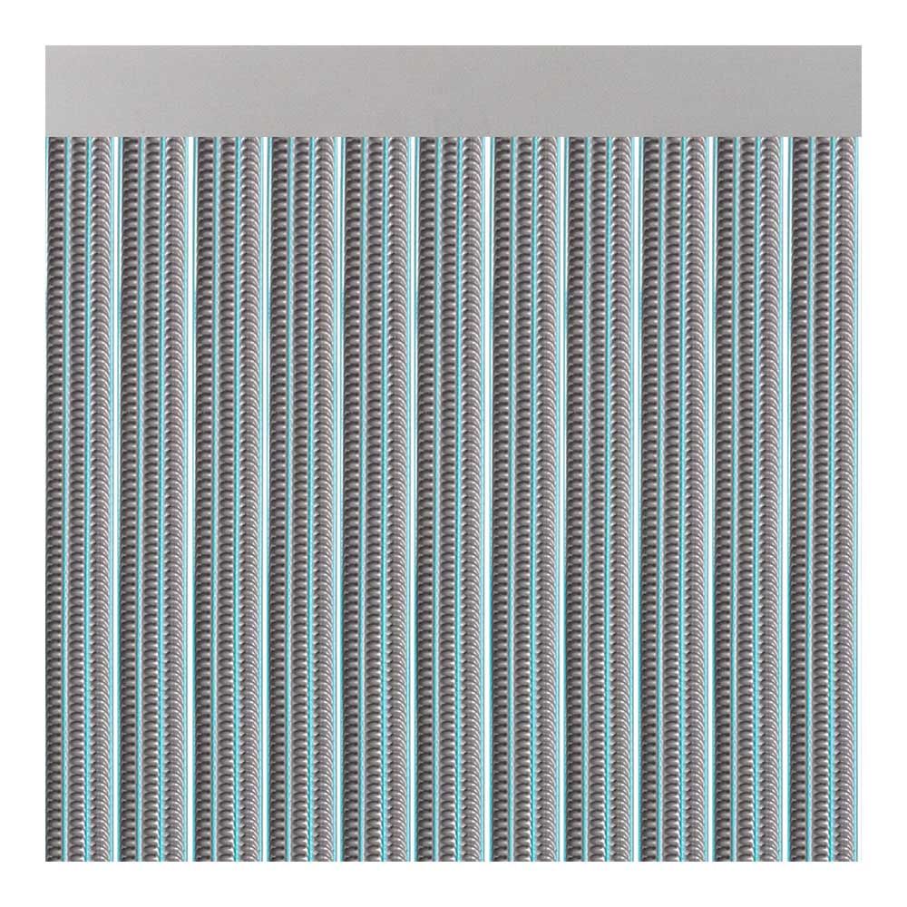 Cortina para puerta modelo lisboa color gris 90 x 210 cm
