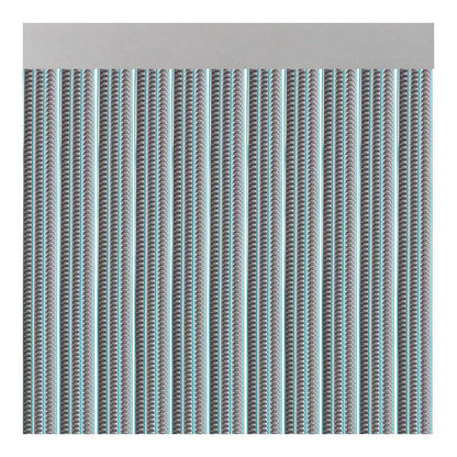 Cortina para puerta modelo lisboa color gris 90 x 210 cm