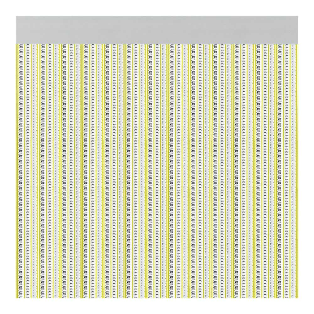 Cortina para puerta modelo brescia color amarillo 90 x 210 cm