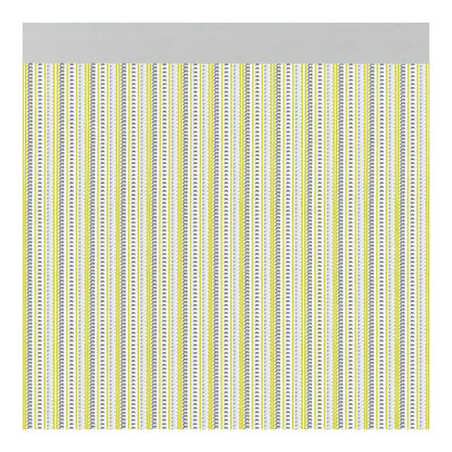 Cortina para puerta modelo brescia color amarillo 90 x 210 cm