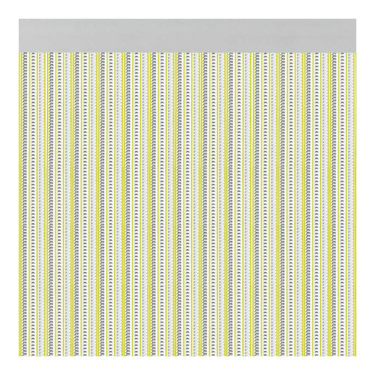 Cortina para puerta modelo brescia color amarillo 90 x 210 cm