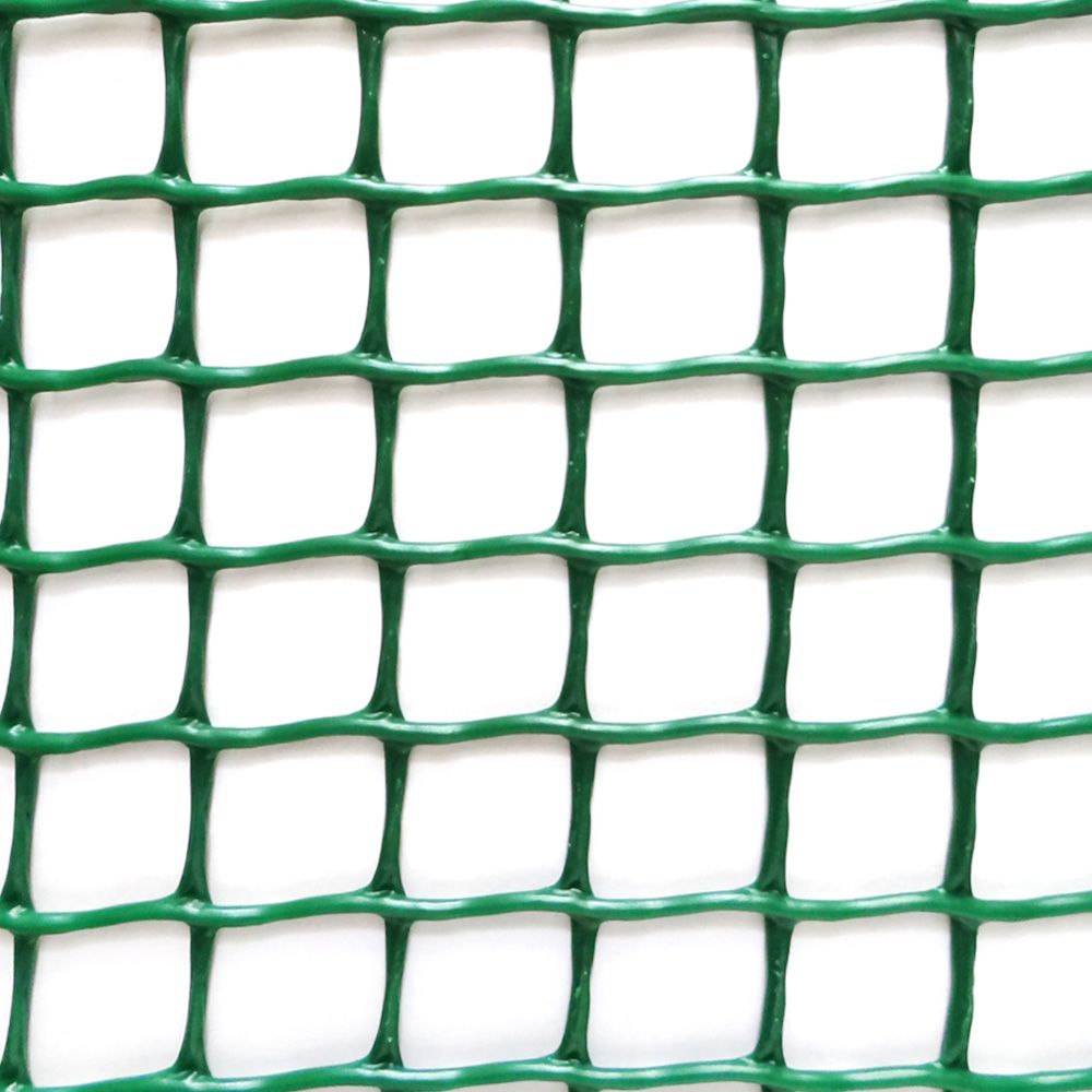 Rollo de malla ligera cadrinet cuadro 10 x 10 mm color verde, 1 x 25 m