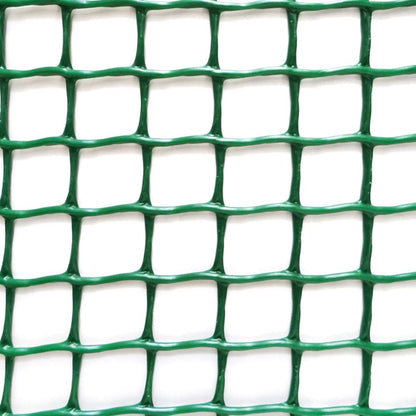 Rollo de malla ligera cadrinet cuadro 10 x 10 mm color verde, 1 x 25 m