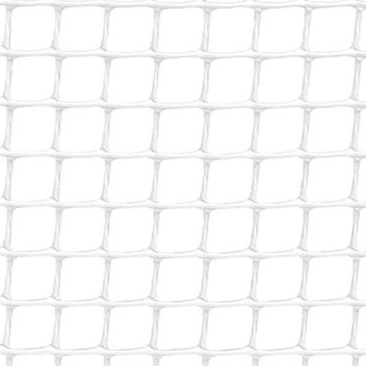 Rollo de malla ligera cadrinet cuadro 5 x 5 mm color blanco, 1 x 5 m