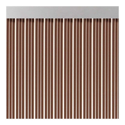 Cortina para puerta cinta s-350 color marrón 90 x 210 cm