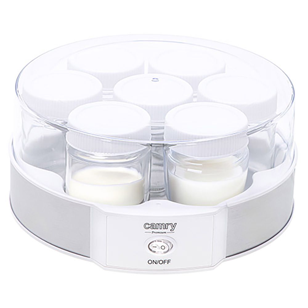 Yogurtera cr4519, blanca, 20 w, ø24 x 11,5 cm