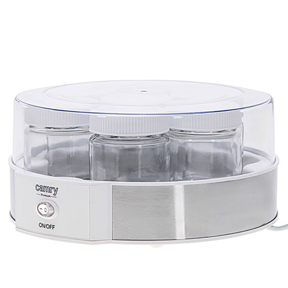 Yogurtera cr4519, blanca, 20 w, ø24 x 11,5 cm