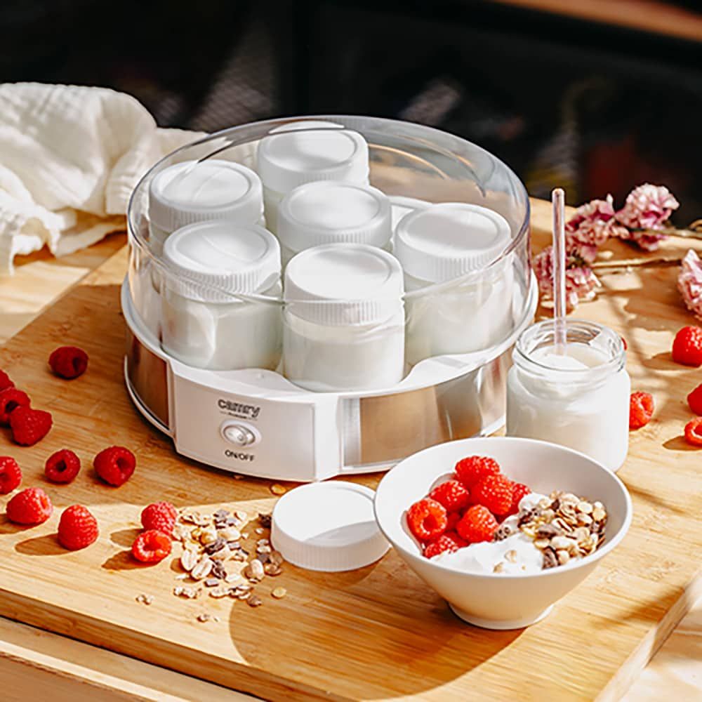 Yogurtera cr4519, blanca, 20 w, ø24 x 11,5 cm