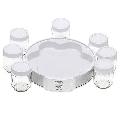 Yogurtera cr4519, blanca, 20 w, ø24 x 11,5 cm