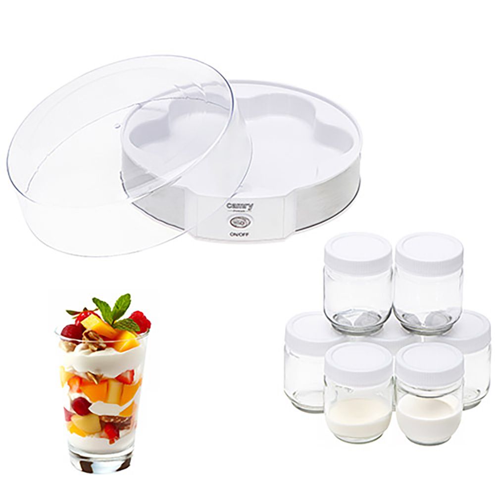 Yogurtera cr4519, blanca, 20 w, ø24 x 11,5 cm