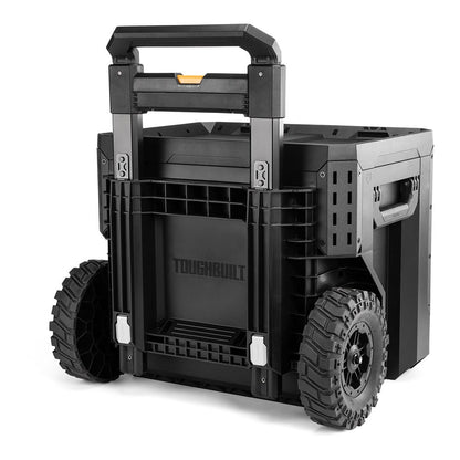 Caja de herramientas con ruedas de 2 cajones con cierre, stacktech, 53 x 40,5 x 47,7 cm