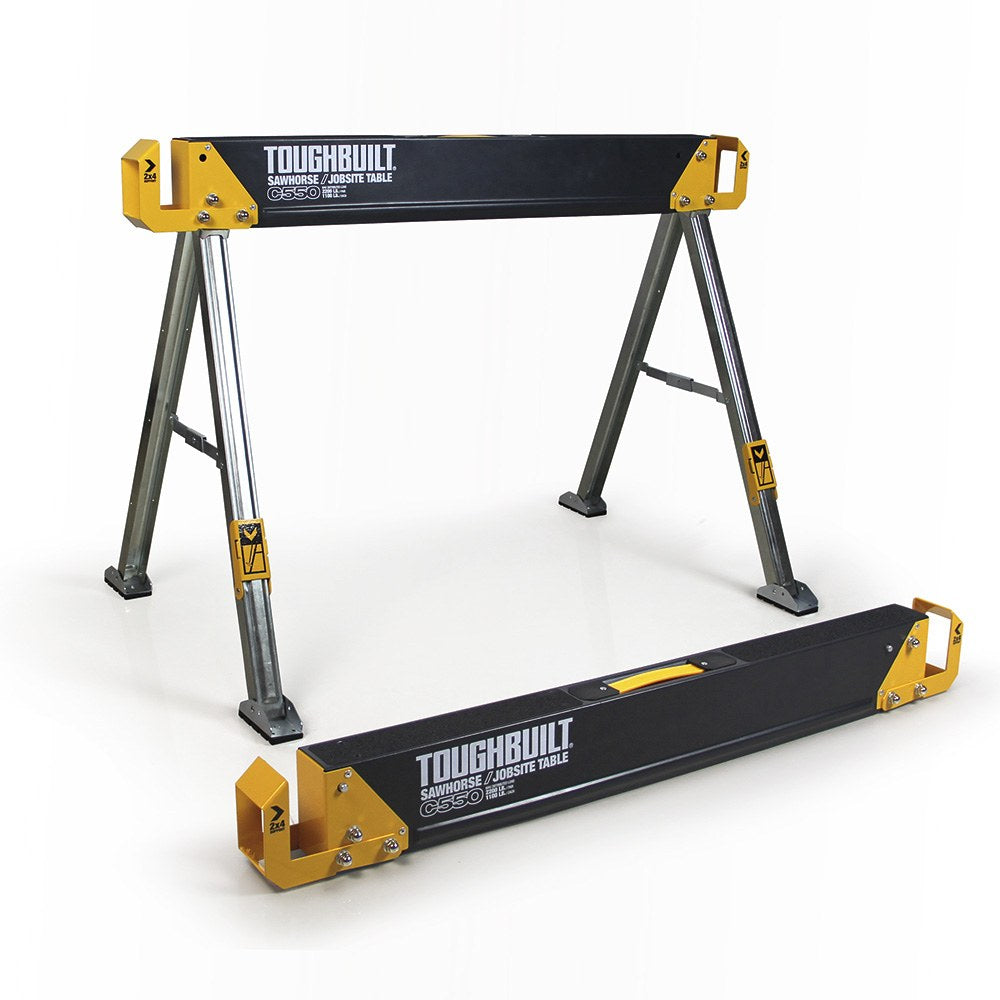 Caballetes portátiles / mesa de trabajo, c550, 2 uds