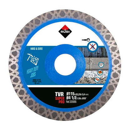Disco diamantado tvr superpro ø115 x 1,4 x 22,2 mm