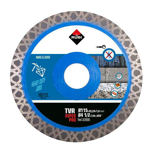 Disco diamantado tvr superpro ø115 x 1,4 x 22,2 mm