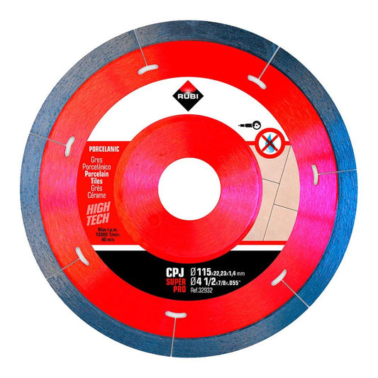 Disco diamantado cpj superpro ø115 x 1,4 x 22,2 mm