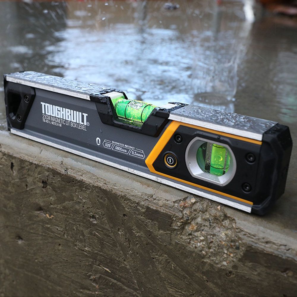 Nivel magnético tubular burbuja iluminada 23 cm