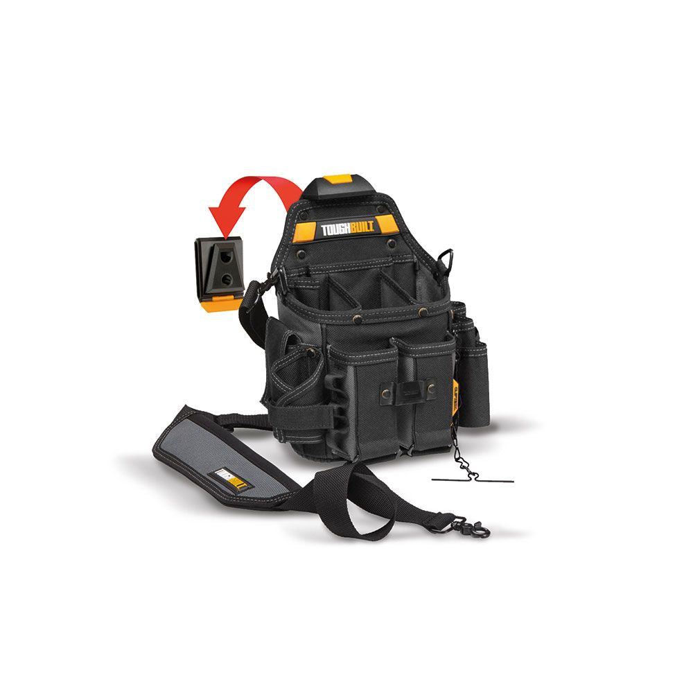 Bolso portaherramientas oficial electricista + correa hombro