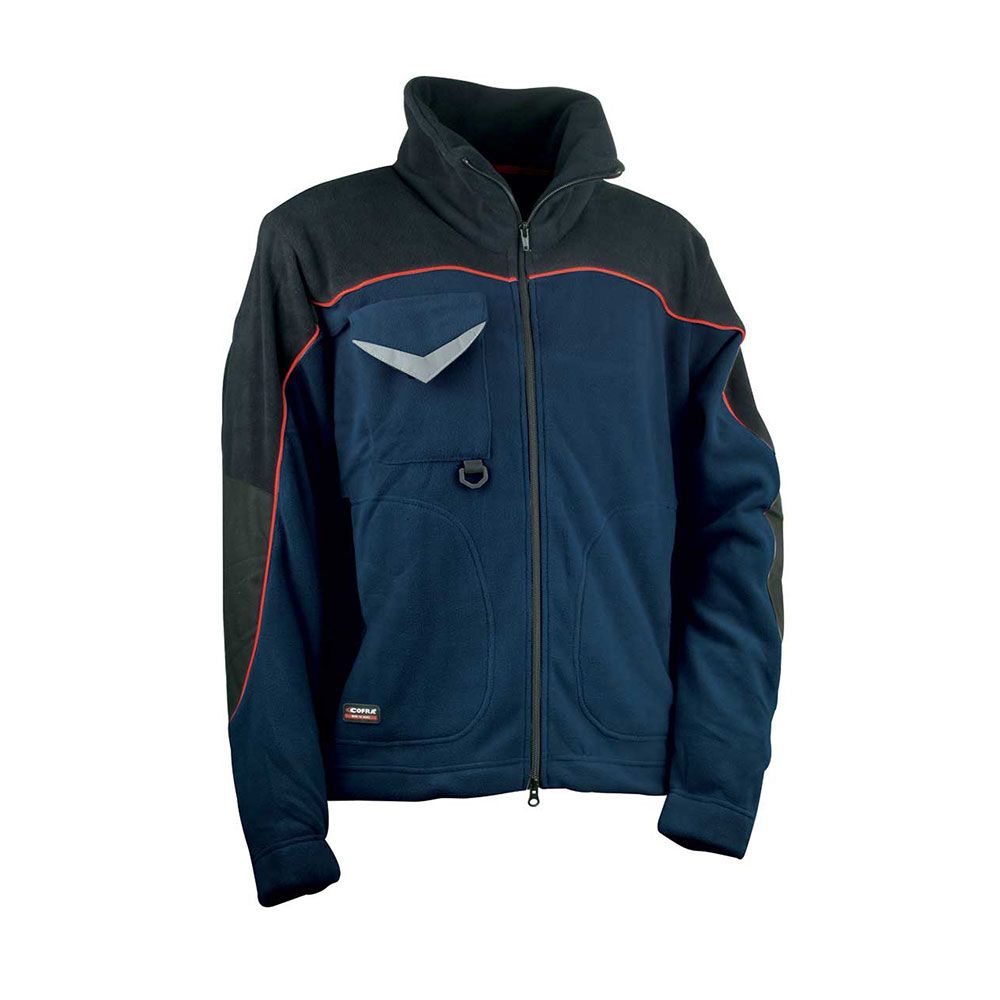 Cazadora forro polar rider azul marino negro talla m
