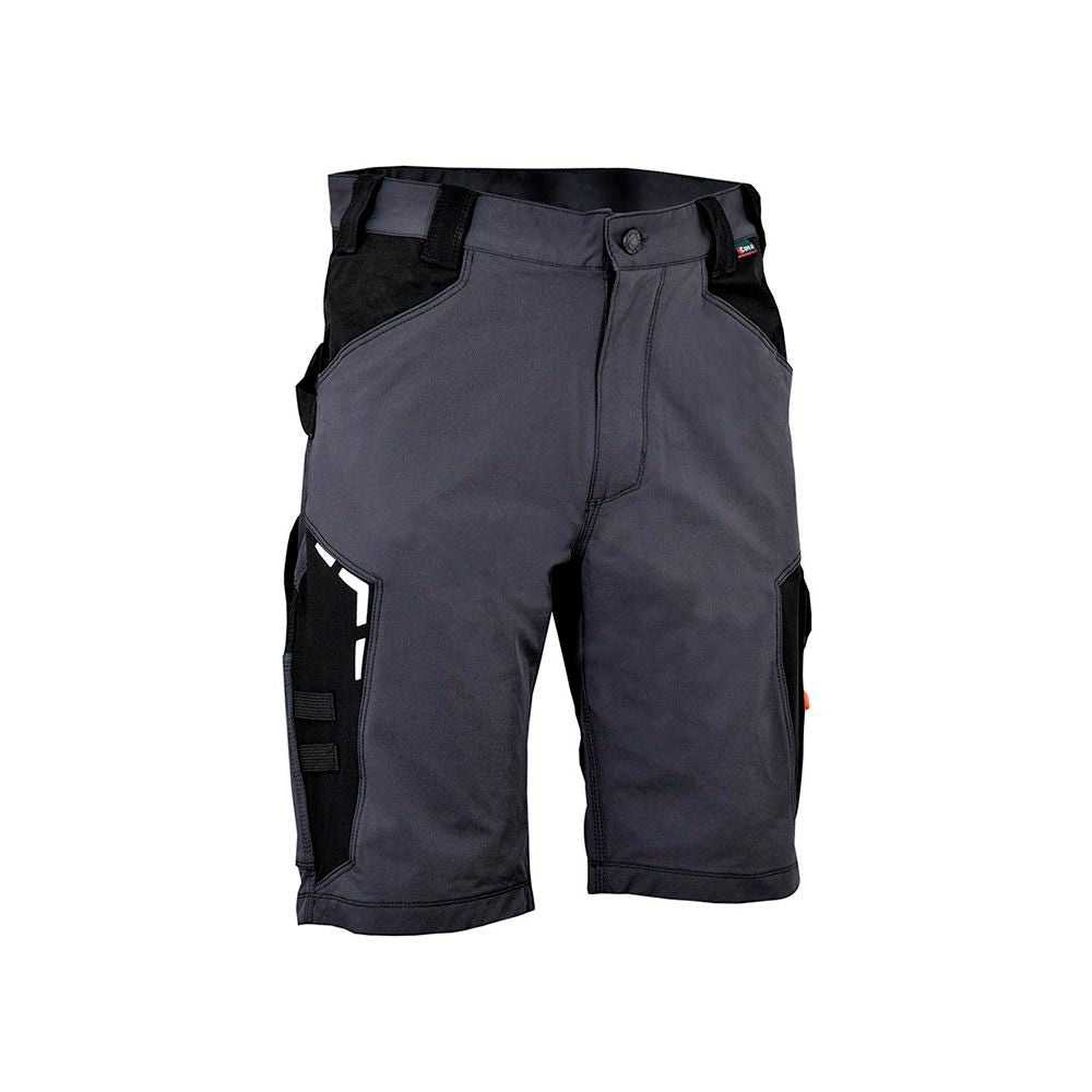 Bermuda bortan gris oscuro negro talla 40