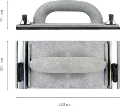 Werku WK600120 Lijadora Rectangular Manual para Paredes 230x105 mm