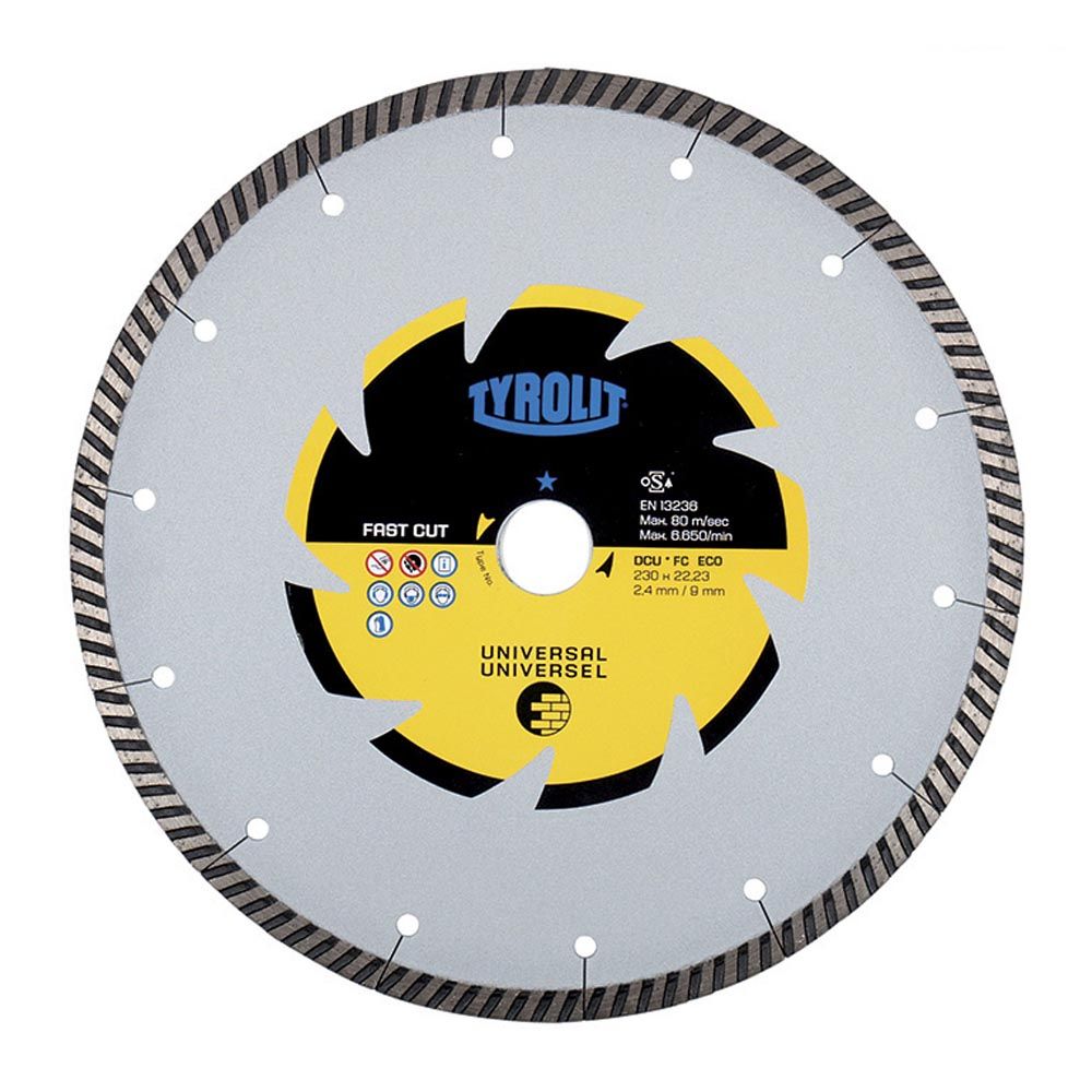 Disco diamantado continuo c3r ø230 x 2,4 x 22,23 mm