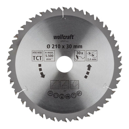 Disco de sierra circular ct, ø210 mm x 30 dientes