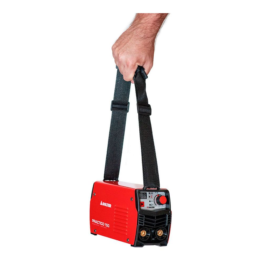 Equipo soldador 7000w inverter practico 150 con accesorios solter