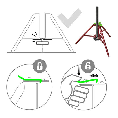 Tripode puntal piher ref. 34050