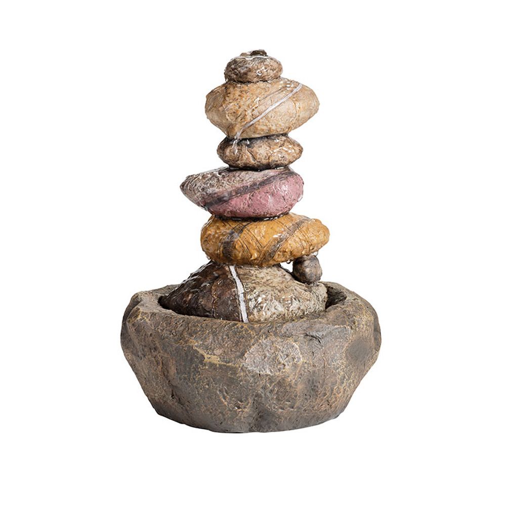 Fuente de poliresina para interior y exterior - 22 x 22 x 30 cm