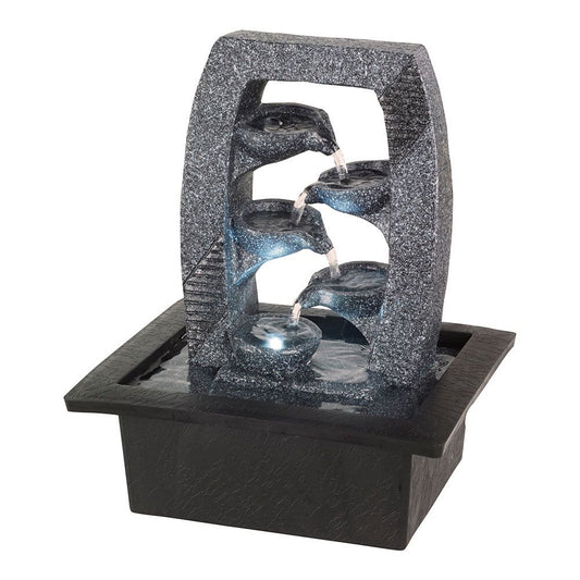 Fuente de poliresina para interior y exterior modelos variados 21,5 x 18,5 x 25 cm