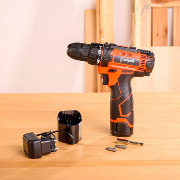 Kit taladro atornillador 12 v csc1205bc con maletin y accesorios