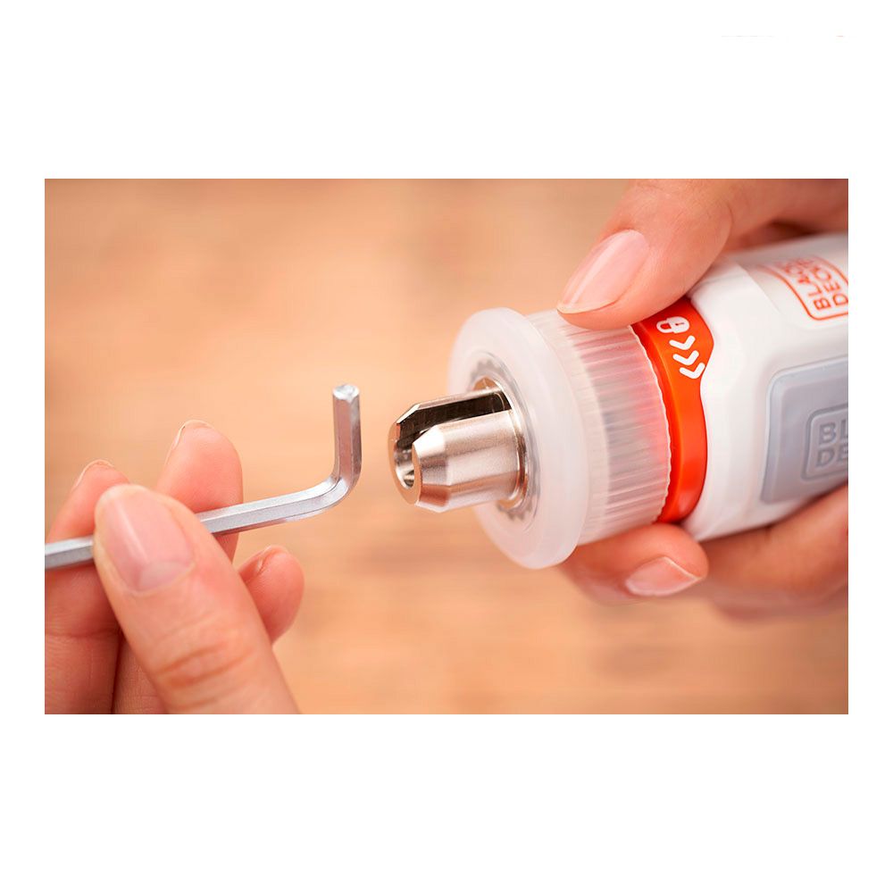 Kit atornillador recargable 3,6 v monta-muebles hexdriver