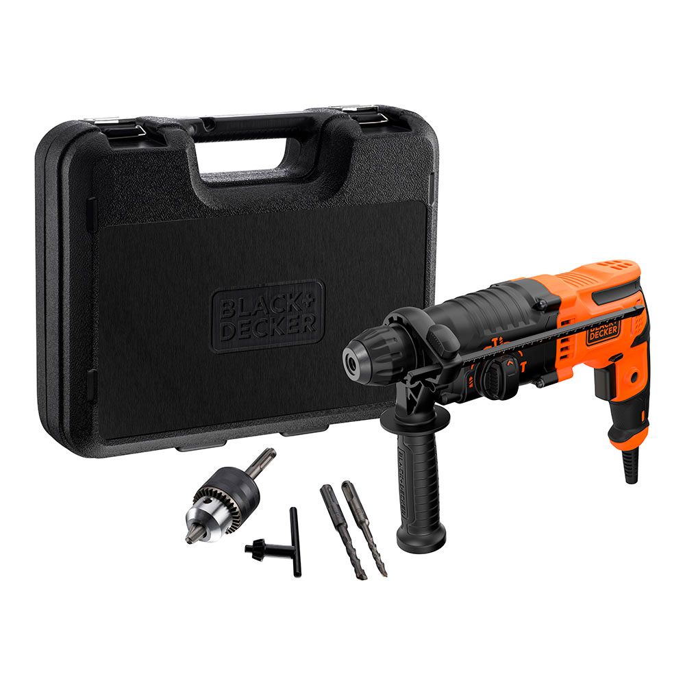 Martillo percutor sds-plus 650 w con cable de 2 m