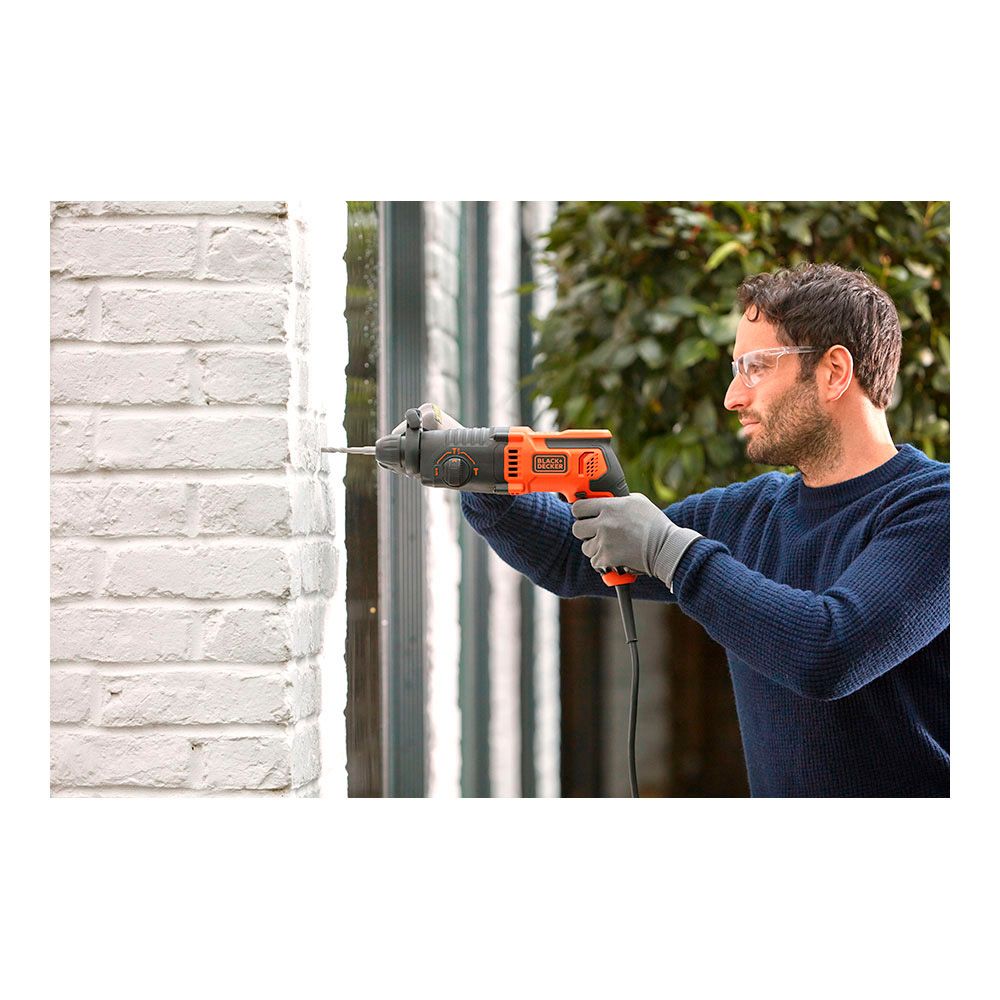 Martillo percutor sds-plus 650 w con cable de 2 m