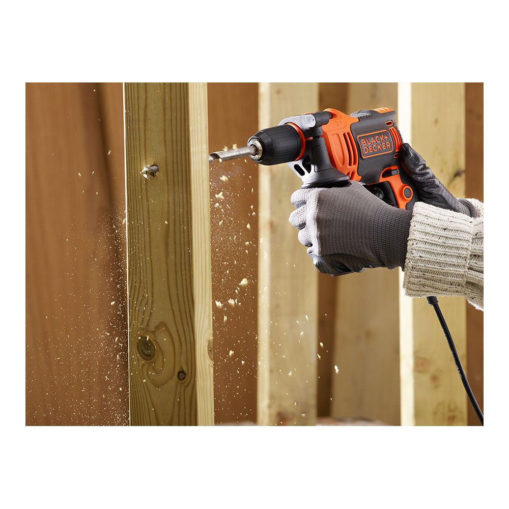 Taladro percutor 710w con cable de 3 m